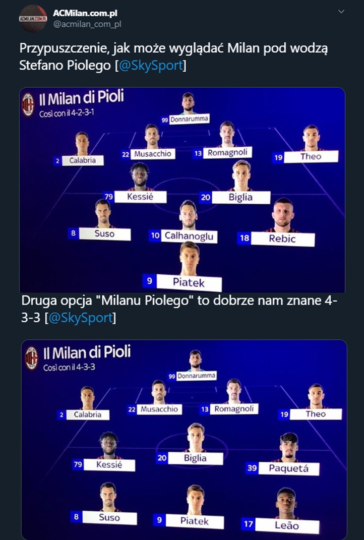 Tak może wyglądać XI Milanu pod wodzą nowego trenera!
